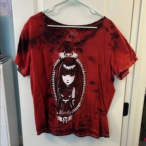Hot Topic Emily the Strange Tie Dye Tee